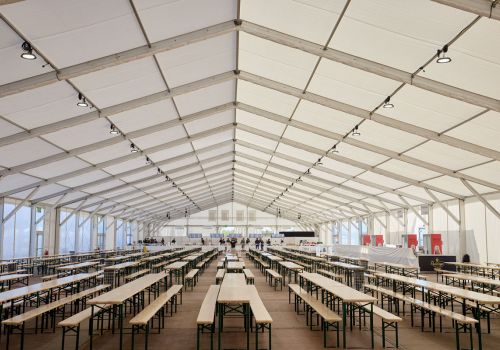 Temporary spaces and tents von BELUTION