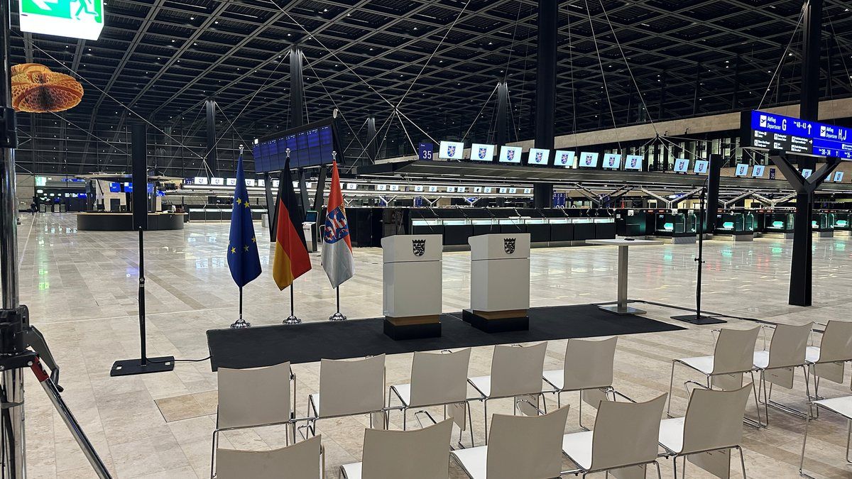 Kabinettssitzung Hessischer Landtag